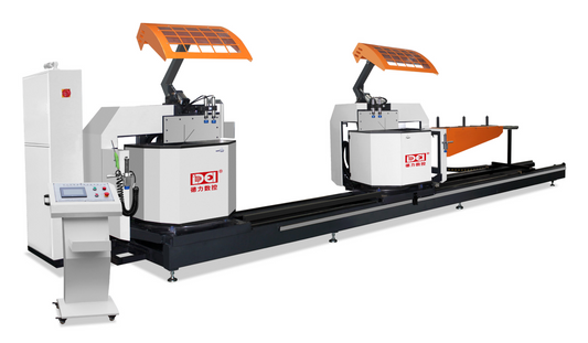 SEVEN AXIS CNC COMPOSITE ANGLE DOUBLE HEAD SAW